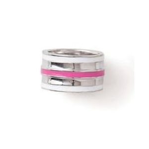 Price Drop! Lia Sophia ring pink white